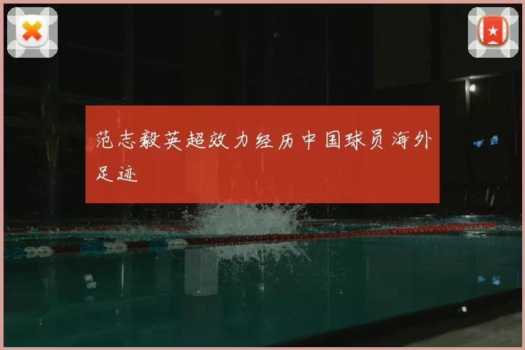范志毅英超效力经历中国球员海外足迹