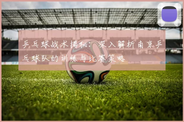 乒乓球战术揭秘:深入解析南京乒乓球队的训练与比赛策略